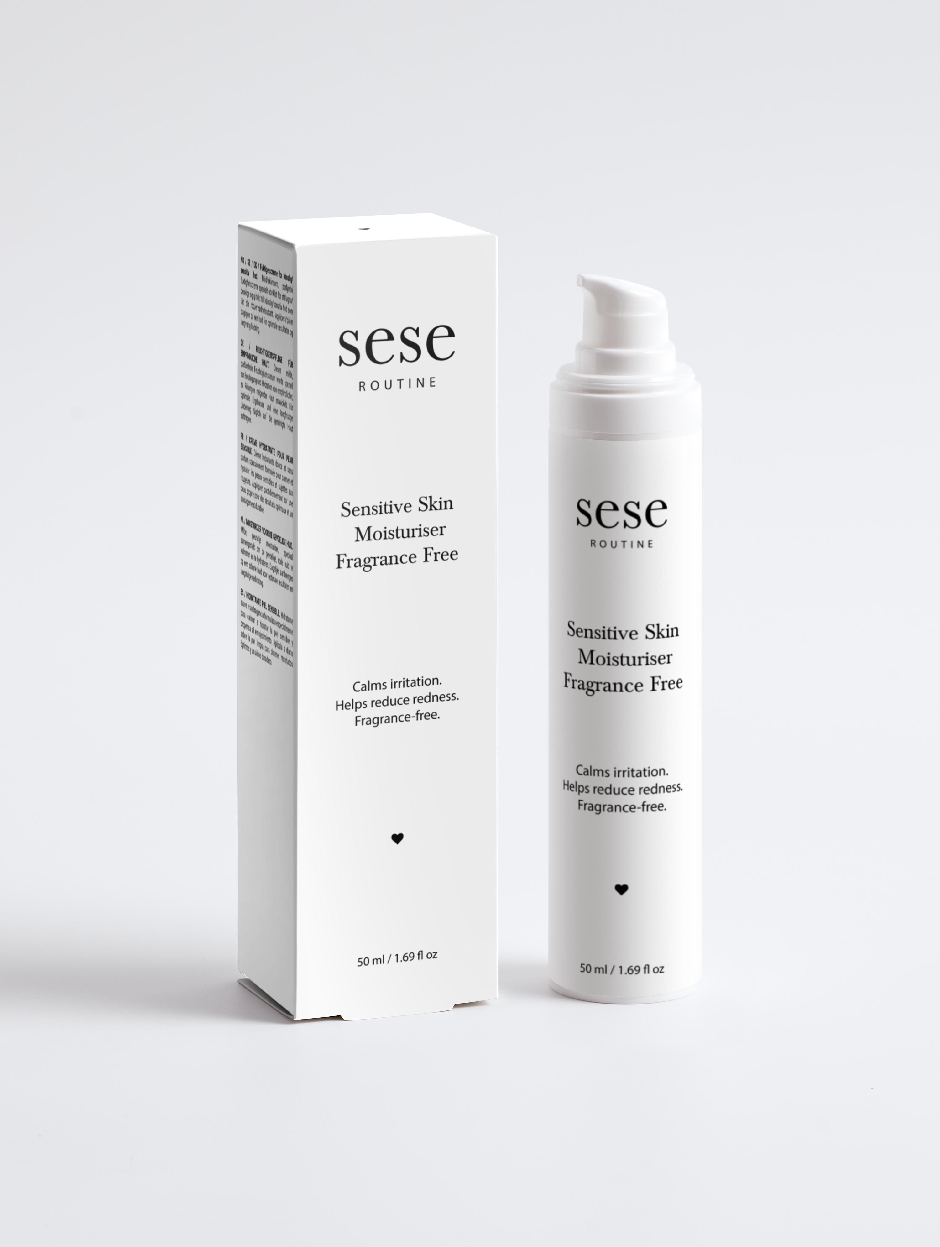 Sensitive Skin Moisturiser, Fragrance Free