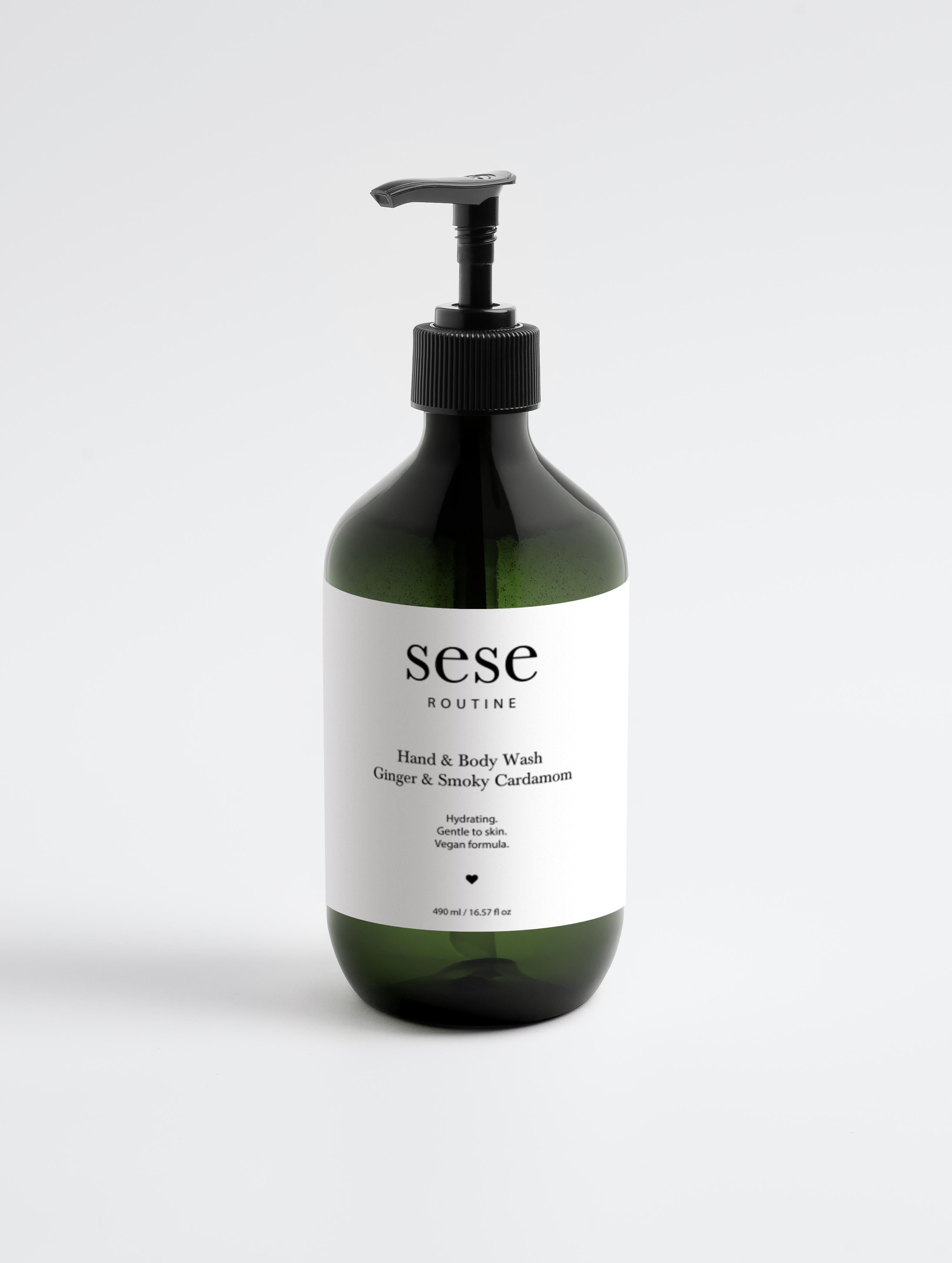 Hand & Body Wash, Ginger & Smoky Cardamom